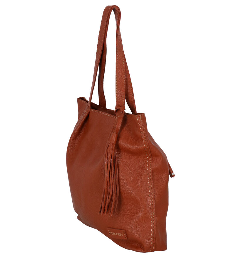 Suri Frey Stacy Cognac Shopper Tas in kunstleer (290122)