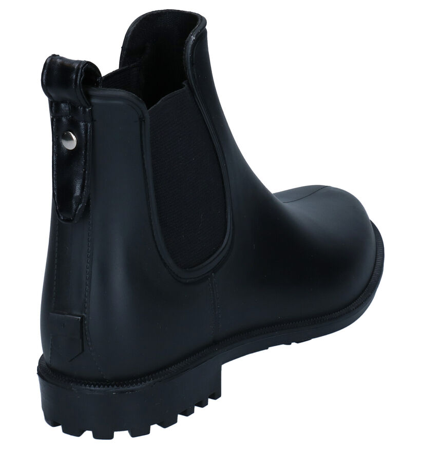 Xplor Charlene Bottes de pluie en Noir pour femmes (292546) - pour semelles orthopédiques