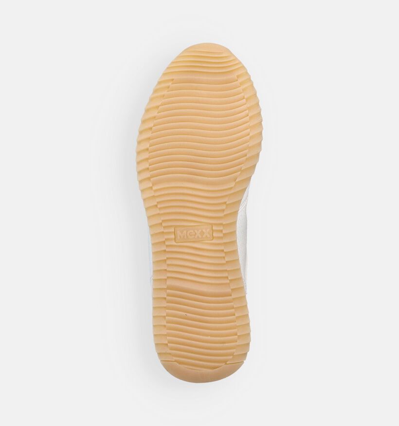 Mexx Fleur Baskets habill&eacute;es en Blanc pour femmes (367250) - pour semelles orthop&eacute;diques