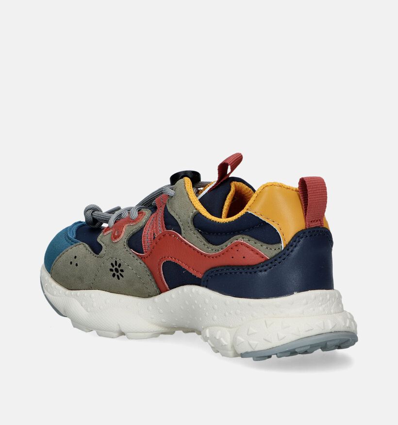 Naturino x Flower Mountain Yamano 3 Chaussures à lacets en Bleu pour garçons (349000) - pour semelles orthopédiques