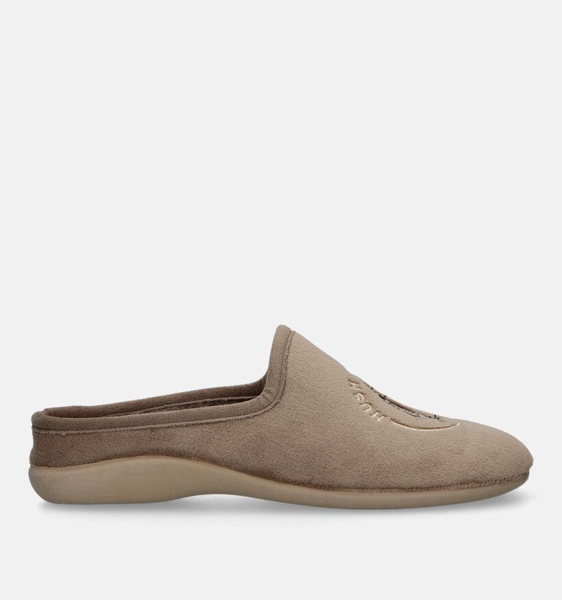 Hush Puppies Opale Pantoufles en Beige pour femmes (329358) - pour semelles orthopédiques