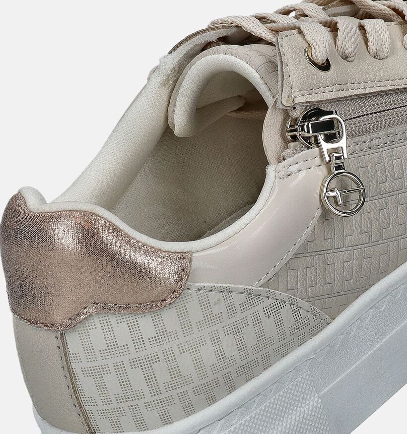Tamaris Beige Sneakers voor dames (351517) - geschikt voor steunzolen