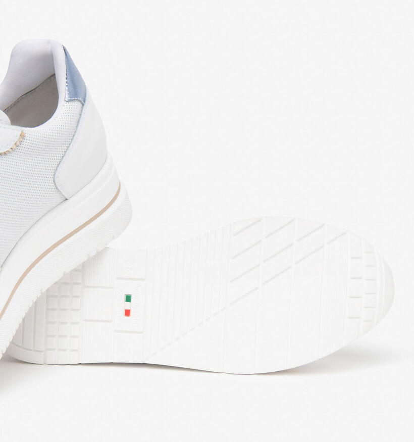 NeroGiardini Witte Sneakers voor dames (369082) - geschikt voor steunzolen