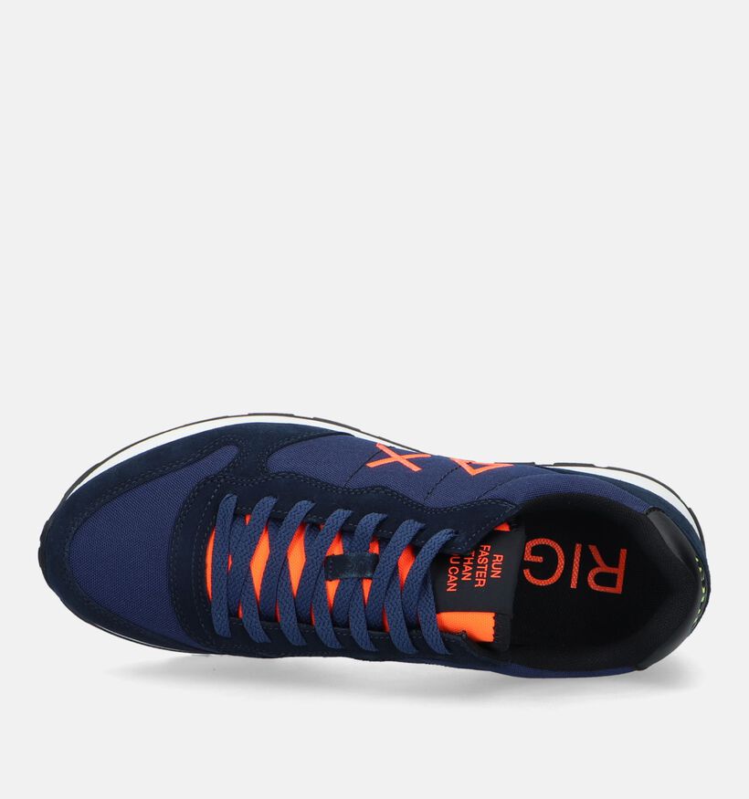 Sun 68 Tom Fluo Baskets en Bleu pour hommes (329897) - pour semelles orthopédiques