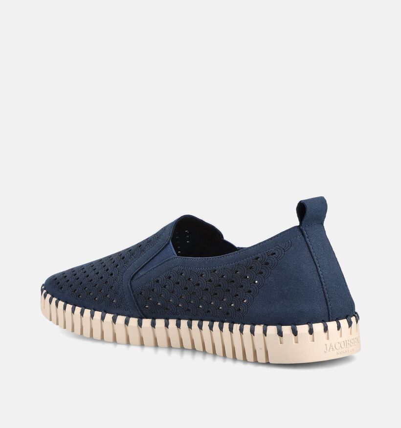 Ilse Jacobsen Tulip Donkerblauwe Instappers voor heren (372263) - geschikt voor steunzolen