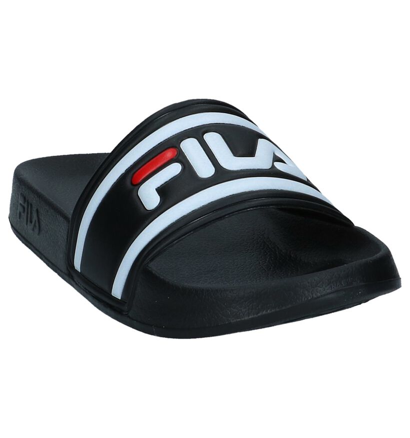 Fila Morro Bay Zwarte Badslippers, Zwart, pdp