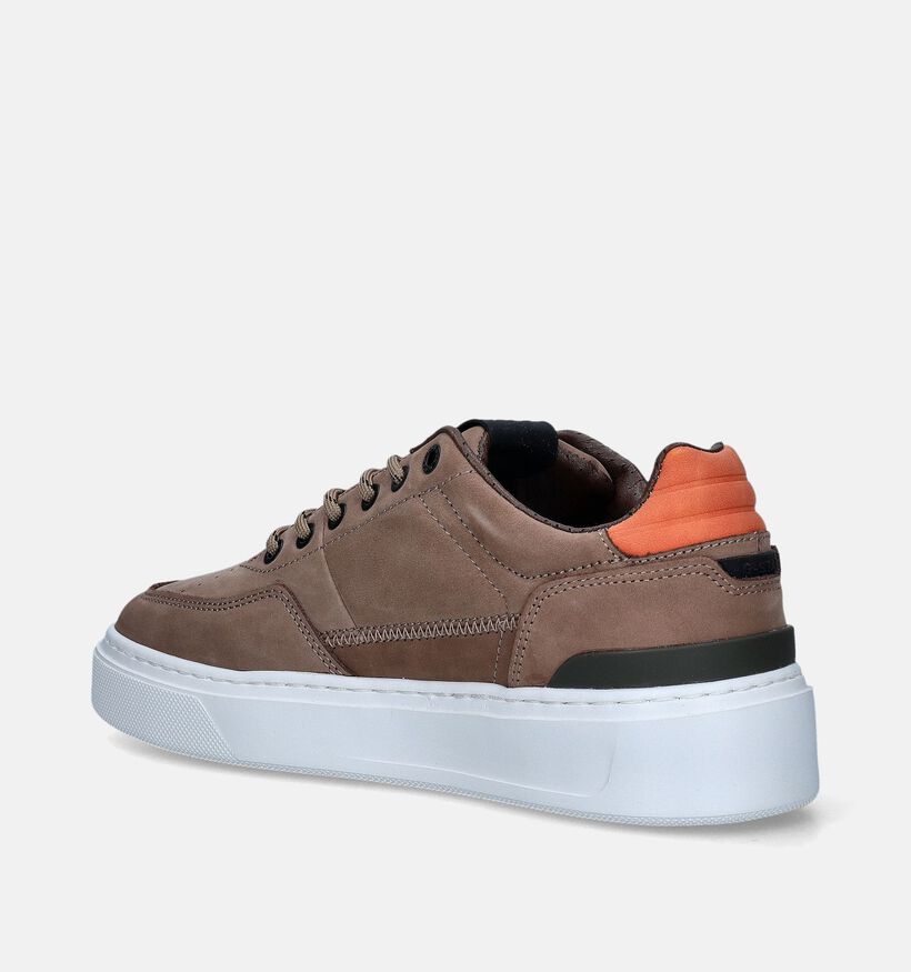 G-Star Rovic Cup Low M Taupe Veterschoenen voor heren (345665) - geschikt voor steunzolen