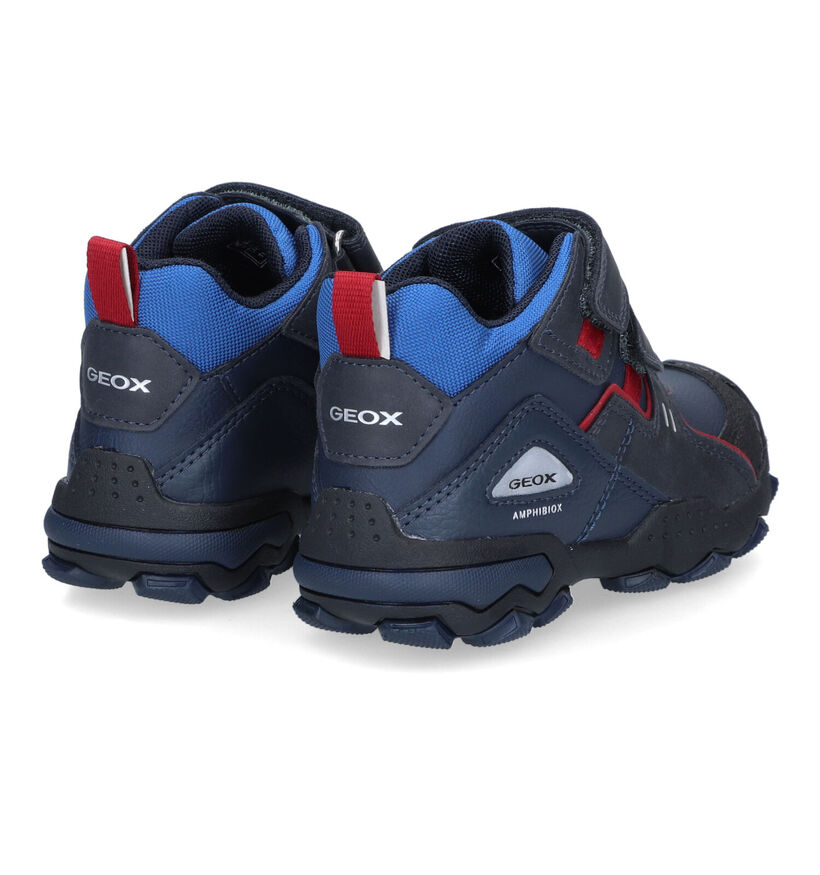 Geox Buller Bottines en Bleu pour garçons (312577) - pour semelles orthopédiques