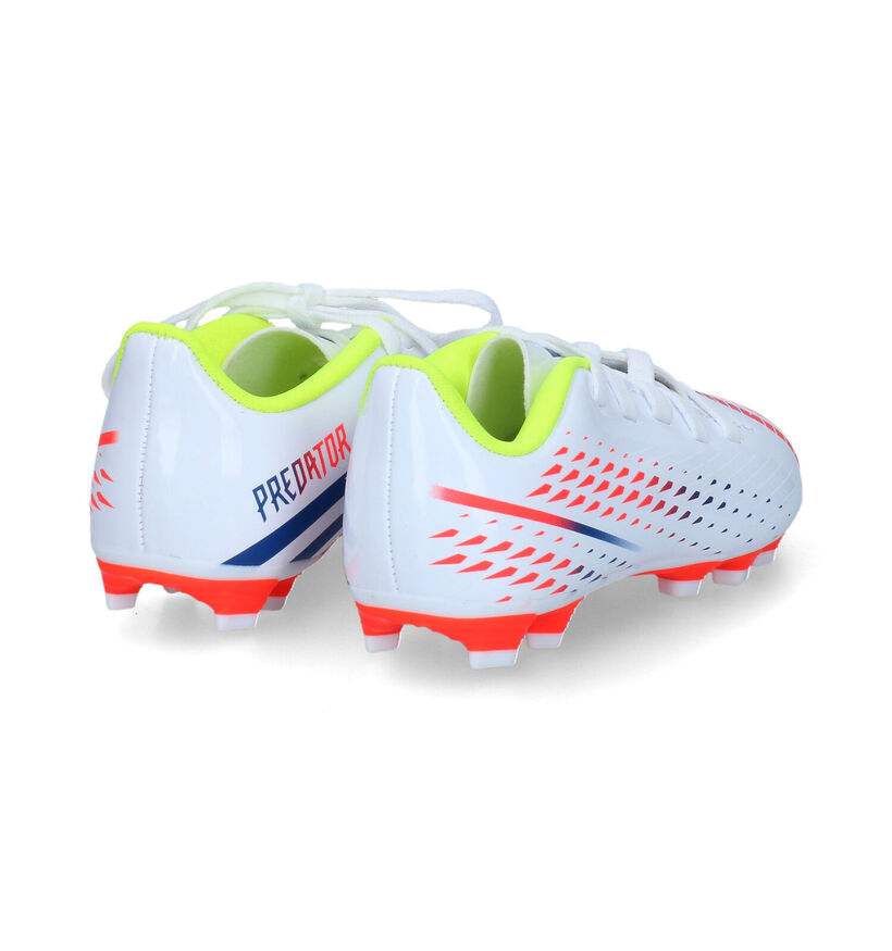 adidas Predator Edge Witte Voetbalschoenen voor meisjes, jongens (317492)