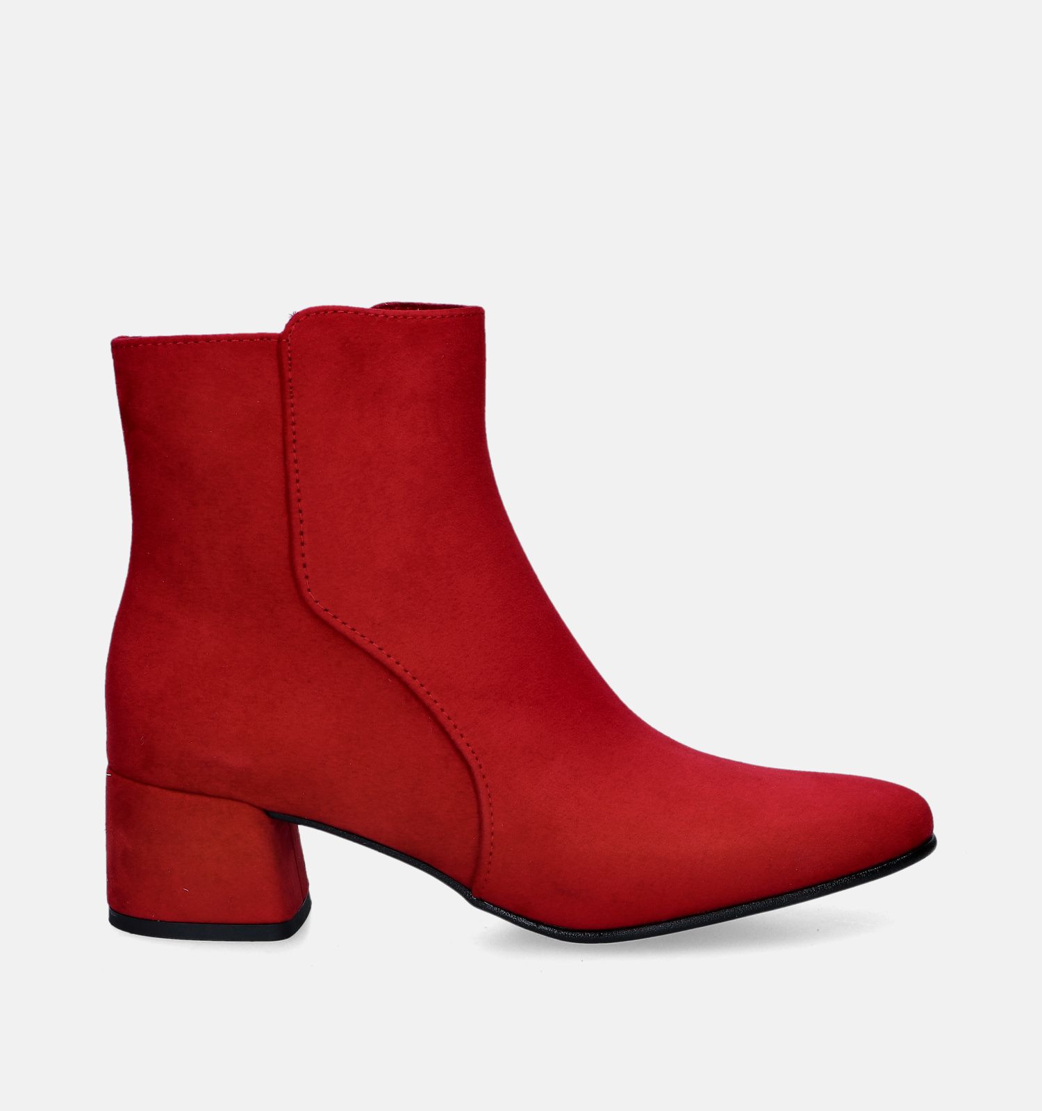 Bottillon rouge femme hot sale