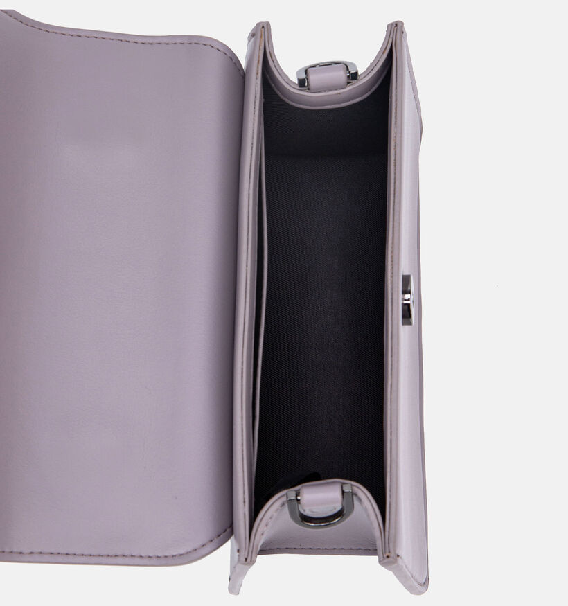 Hvisk Crane Soft Structure Sac à main en Lilas pour femmes (346722)