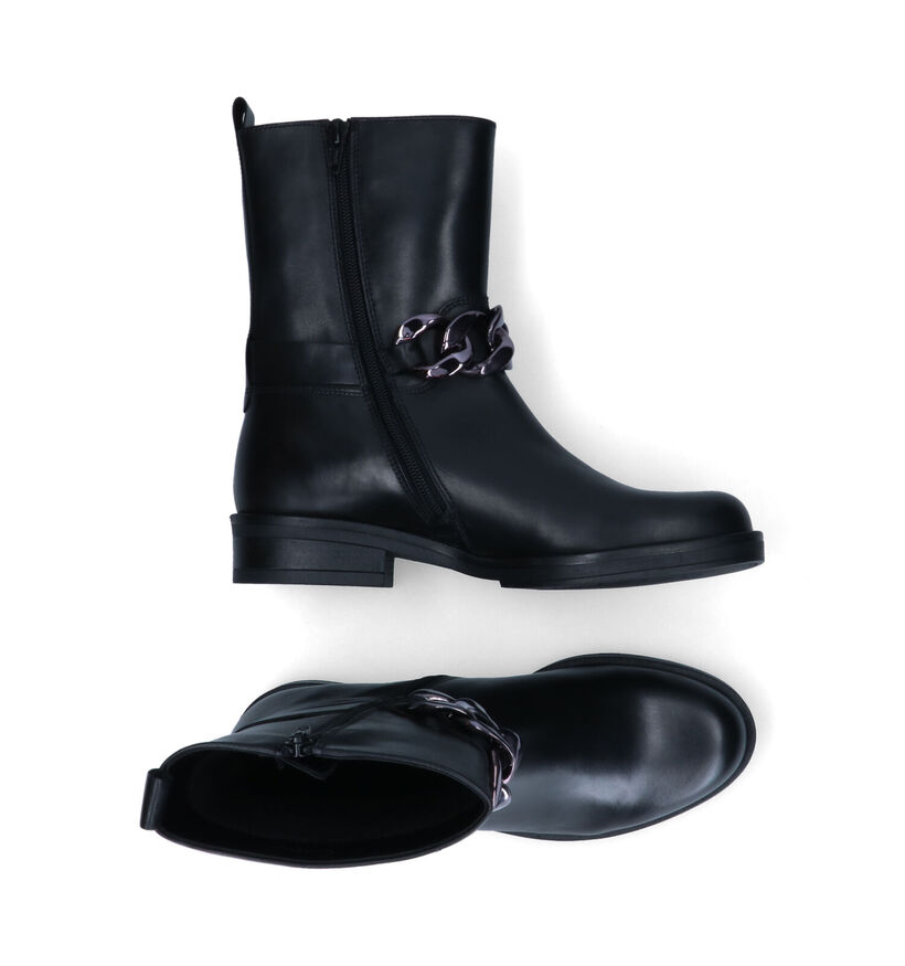 Gabor Best Fitting Zwarte Boots in leer (315284)