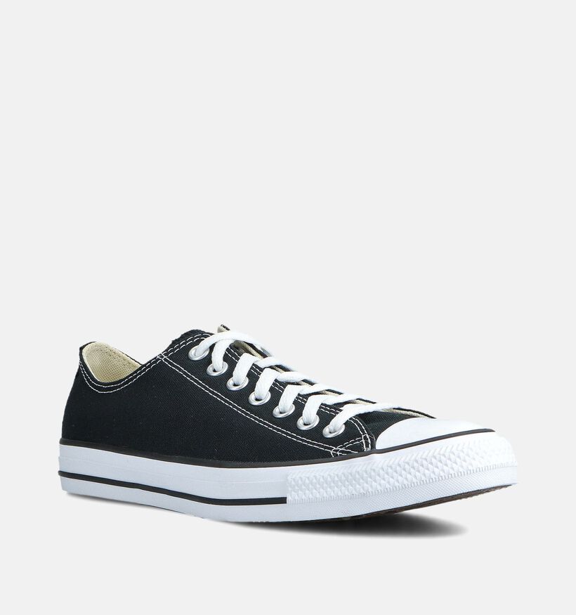 Converse Chuck Taylor All Star OX Baskets en Noir pour hommes (368340) - pour semelles orthop&eacute;diques