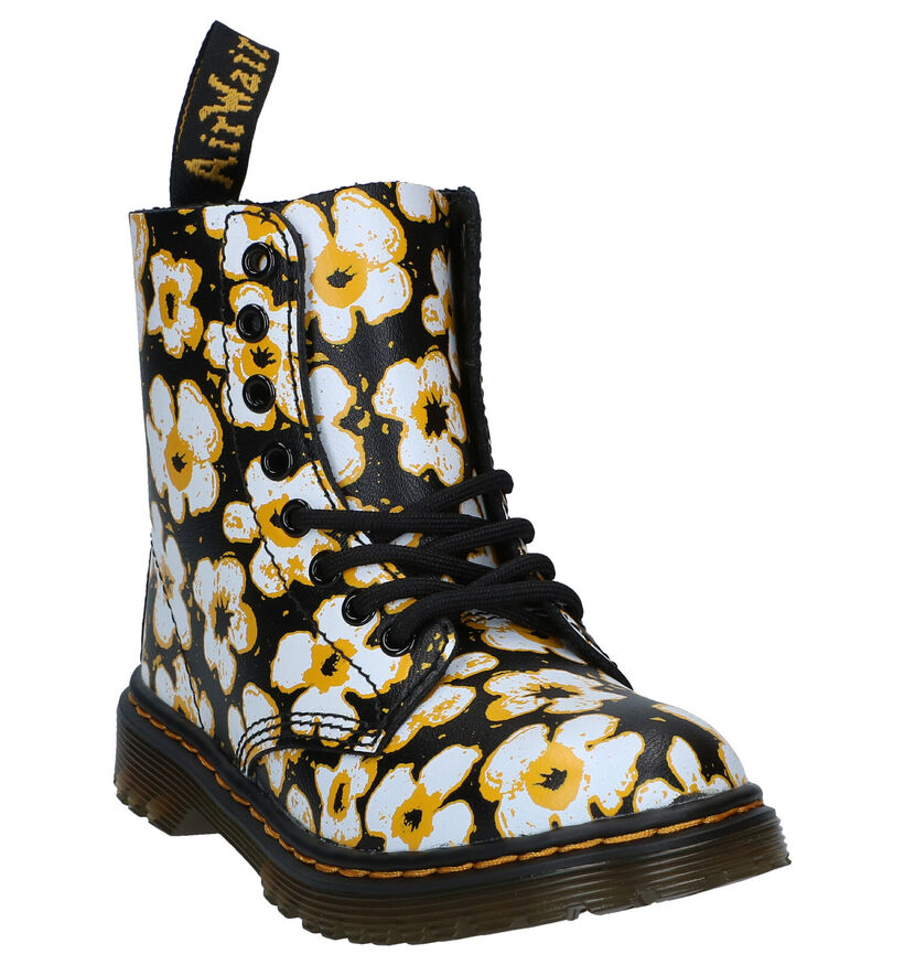 Dr Martens 1460 Pascal J Zilveren Boots in leer (294391)