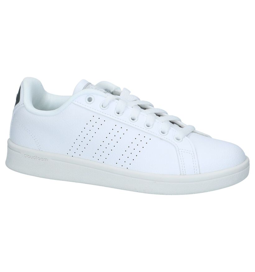Witte Sneakers adidas CF Advantage Clean in kunstleer (221776)