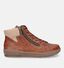 Rieker Cognac Hoge Sneakers in leer (331595)