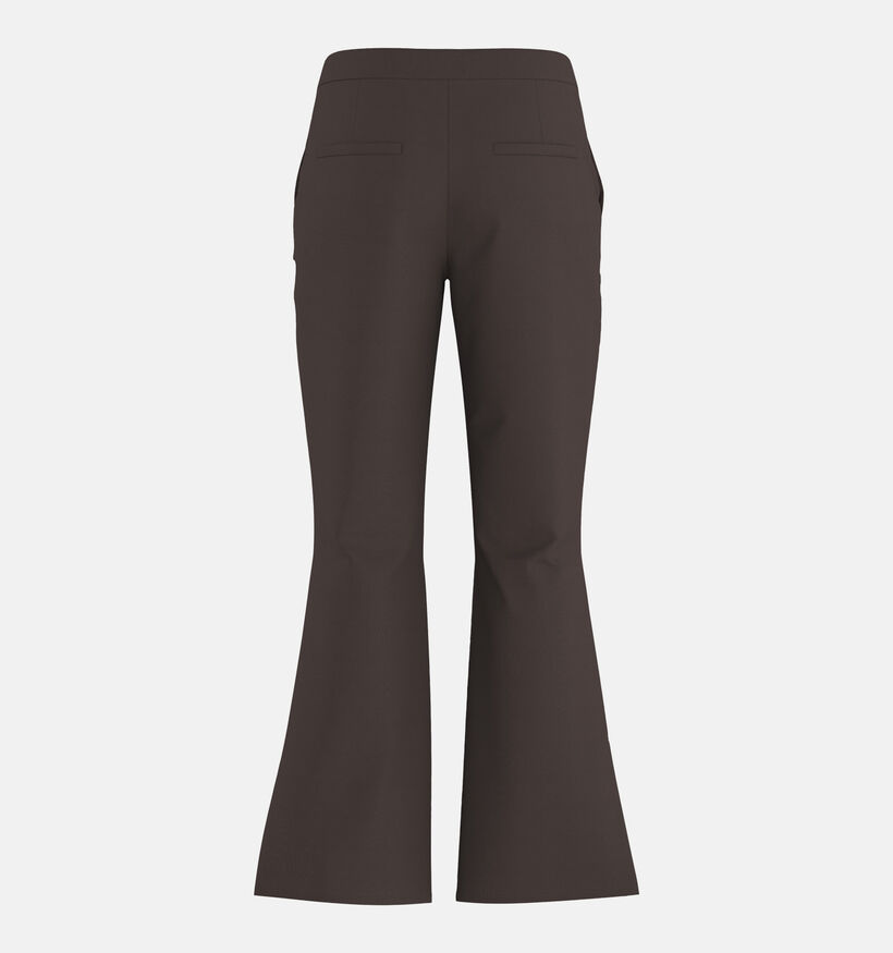Hypedrop Janina Pantalon flared en Brun fonc&eacute; pour femmes (386463)