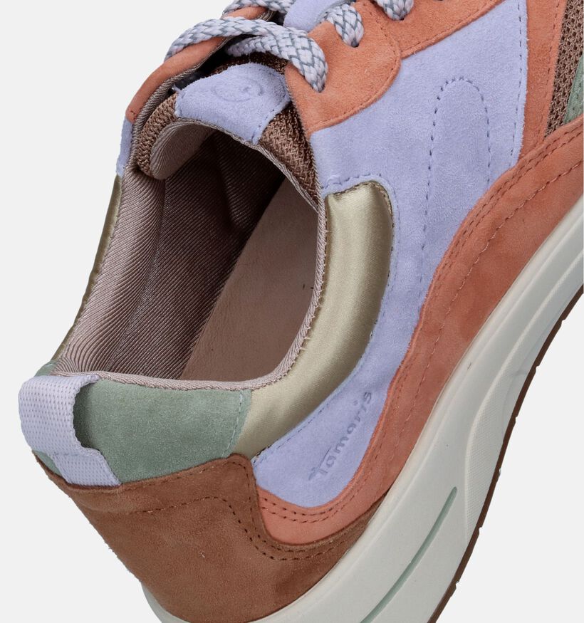 Tamaris Comfort Oranje Sneakers voor dames (336035) - geschikt voor steunzolen