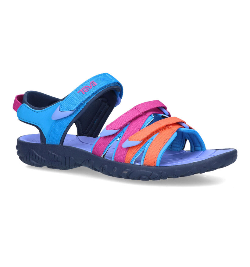 Teva Tirra Blauwe Sandalen in stof (320192)
