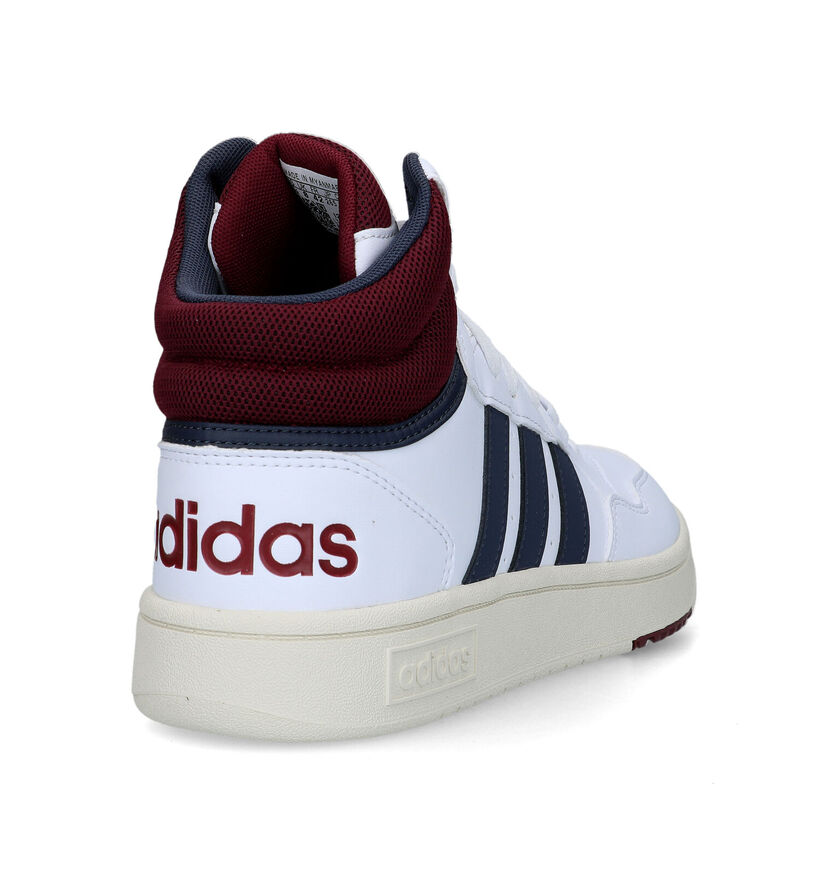 adidas Hoops 3.0 Mid Witte Sneakers voor heren (324910)