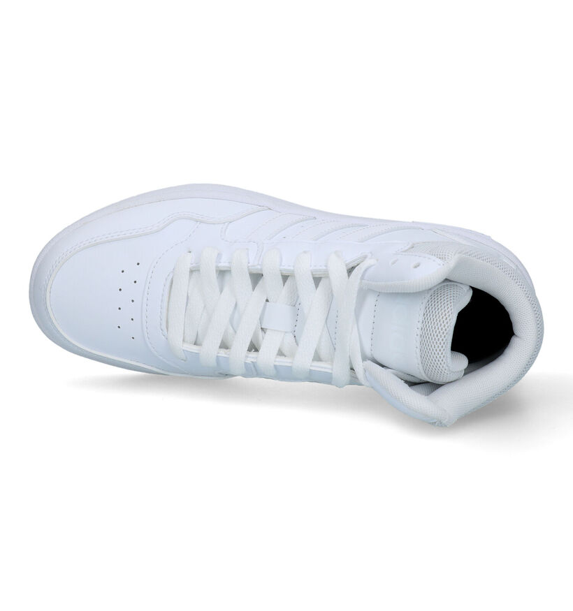 adidas Hoops 3.0 Mid Baskets en Blanc pour femmes (324505)