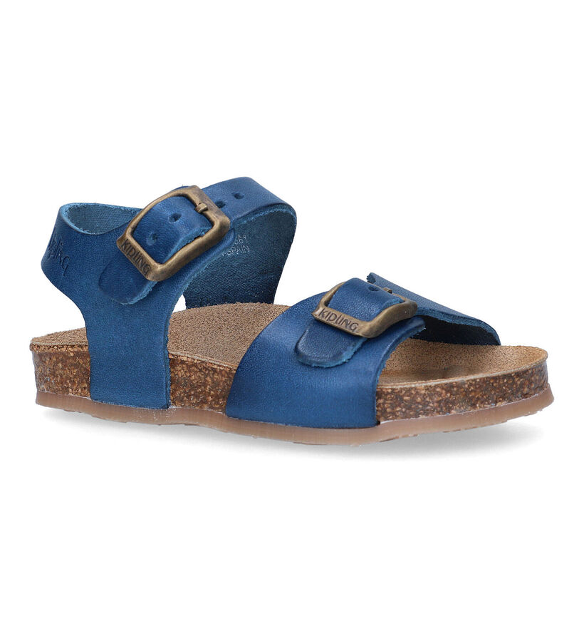 Kipling Easy Blauwe Sandalen in leer (324584)