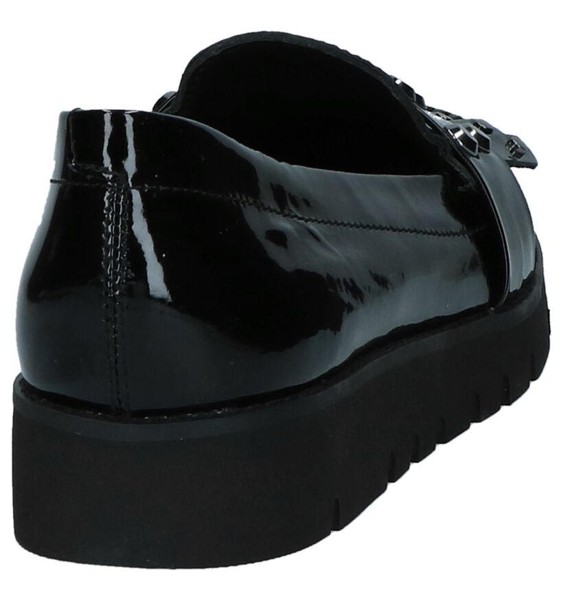 Geox Mocassins en Noir en cuir verni (223049)