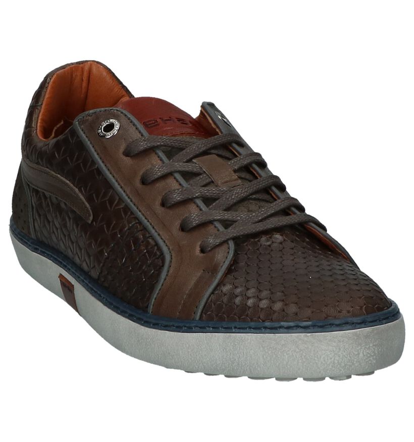 Taupe Casual Schoenen Hub Timmy, , pdp