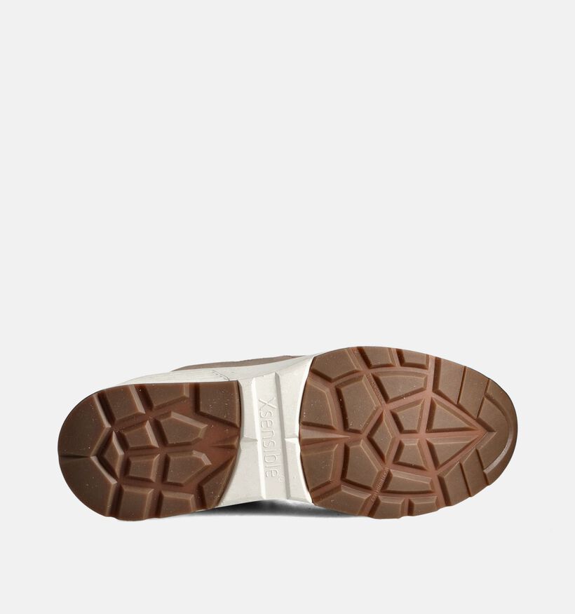 Xsensible Golden Gate Chaussures plates en Taupe pour hommes (365917) - pour semelles orthopédiques