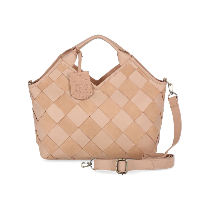 Burkely Even Elin Beige Handtas in leer (321600)