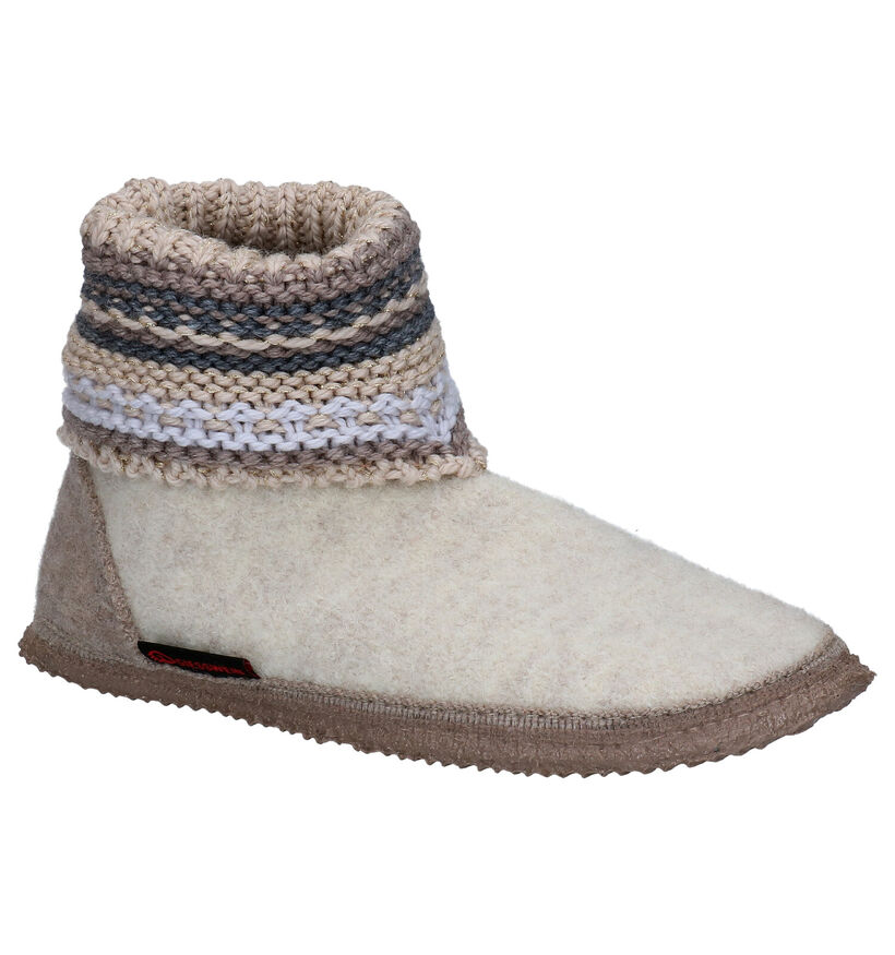 Giesswein Kiel Blauwe Hoge pantoffels voor dames (333561)