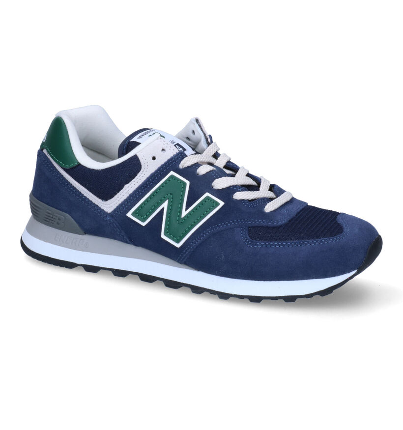 New Balance ML574 Baskets en Gris pour hommes (301745) - pour semelles orthopédiques