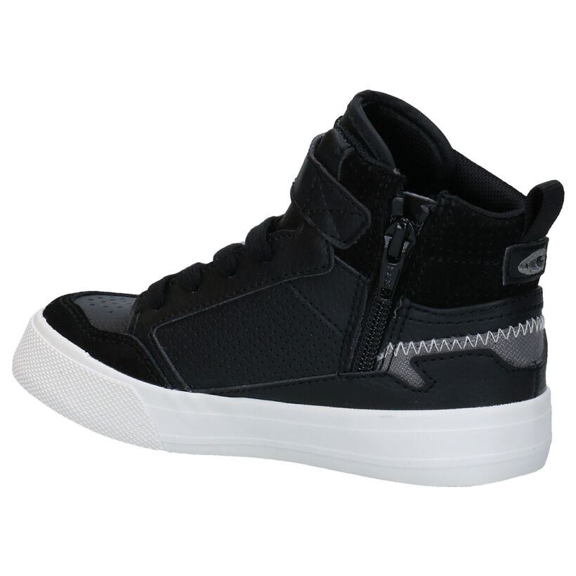 O'Neill Trestless High JR Zwarte Sneakers in kunstleer (279674)