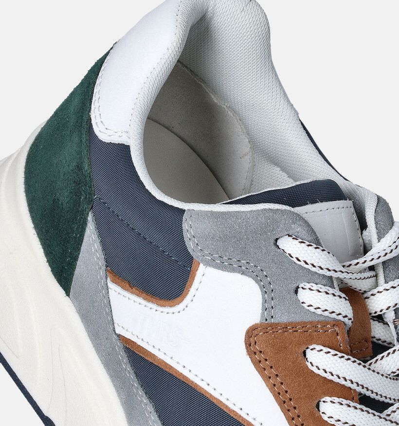 Tamaris Blauwe Veterschoenen voor heren (353289) - geschikt voor steunzolen