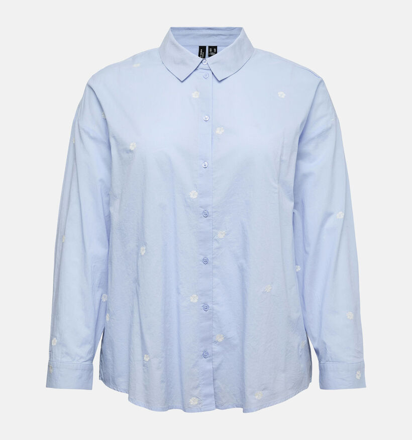 Vero Moda Curve Odona Blauwe Blouse voor dames (369337)