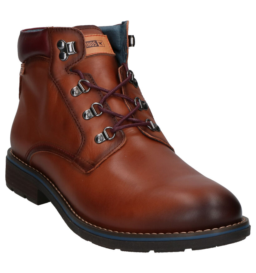 Pikolinos York Cognac Boots in leer (261423)