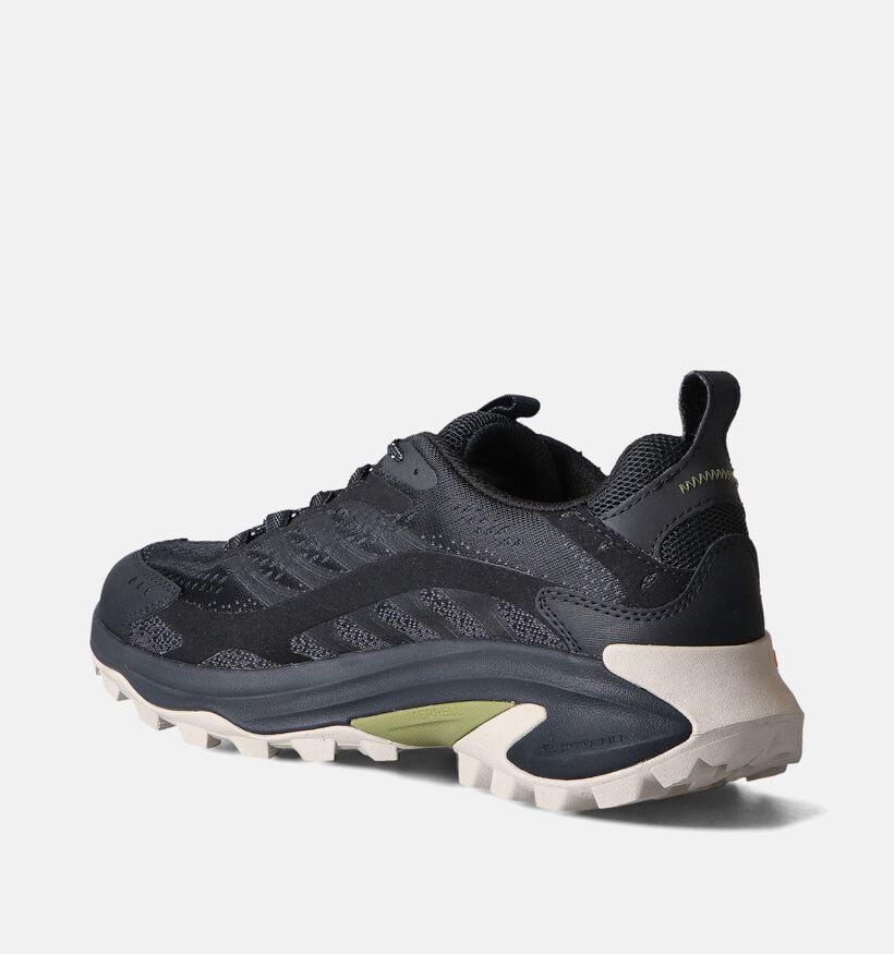 Merrell Moab Speed 2 Chaussures de marches en Noir pour hommes (352779) - pour semelles orthopédiques