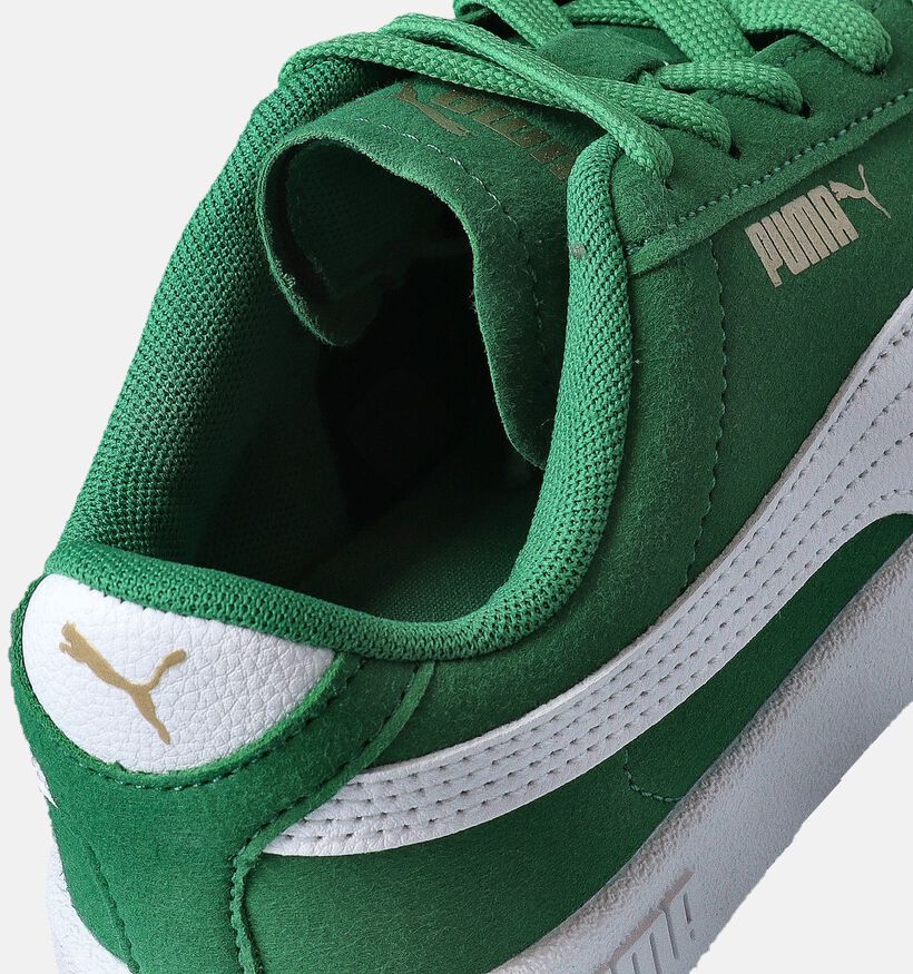 Puma Club II Groene Sneakers voor jongens, meisjes (361489) - geschikt voor steunzolen
