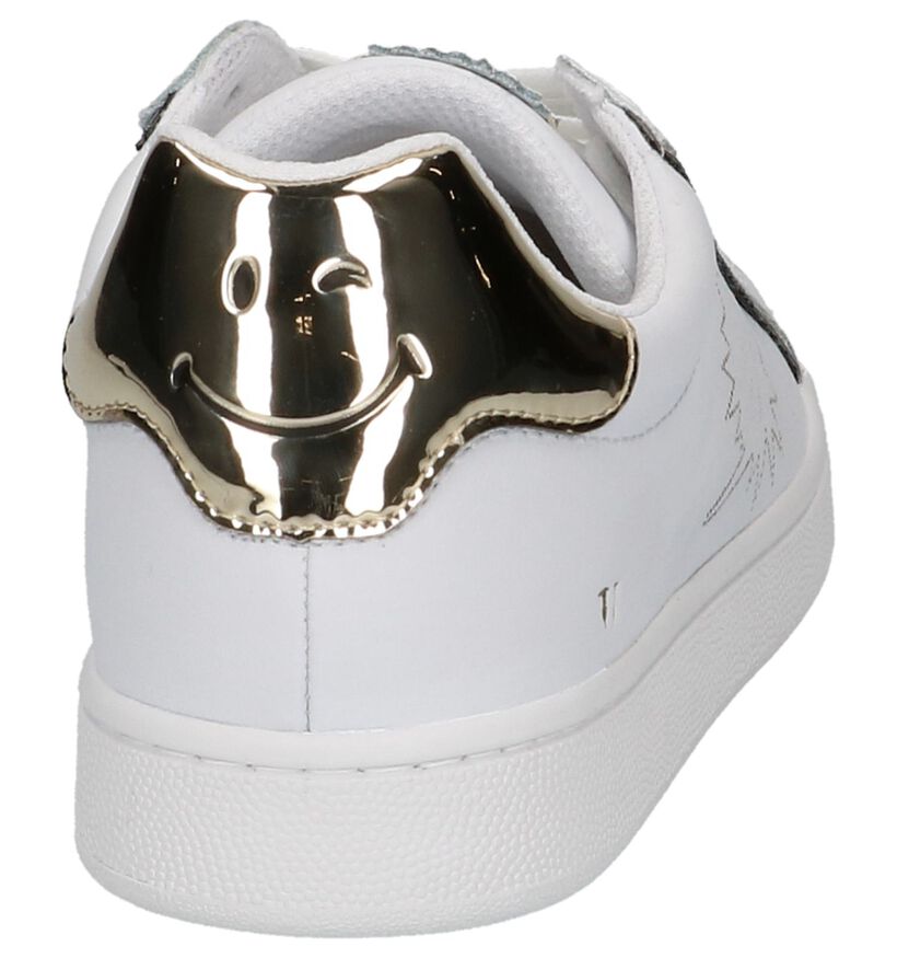 Witte Lage Sneakers Trussardi Jeans in leer (209011)