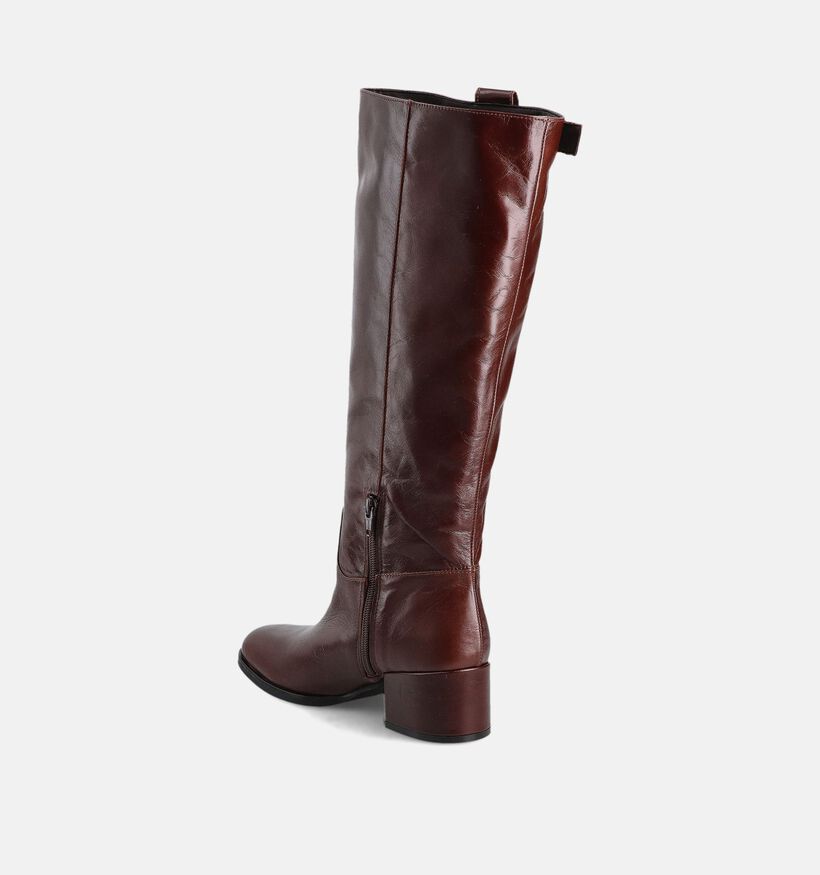 Laurent David Bottes hautes en Marron pour femmes (365069)