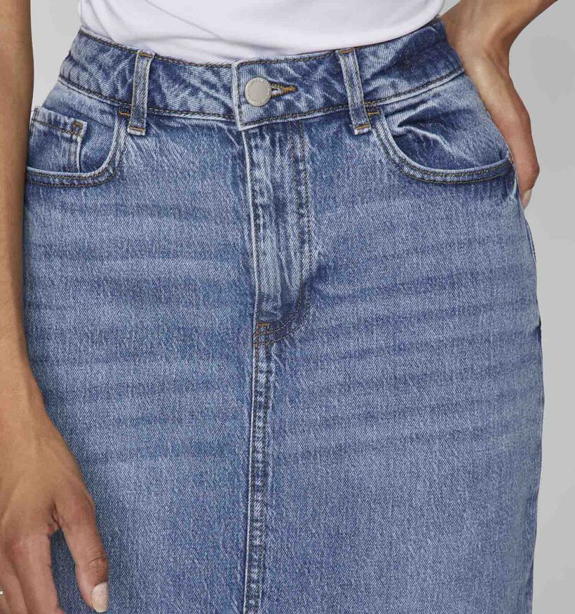 Vila Jupes Mi-longues Jeans en Bleu pour femmes (361340)