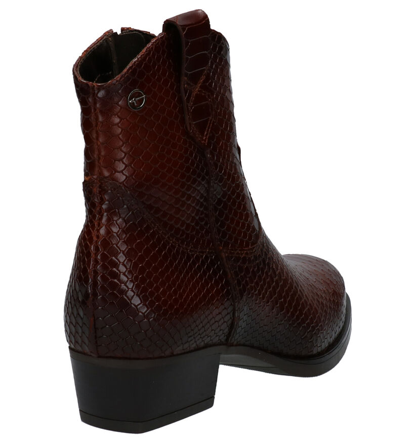 Tamaris TOUCH it Bottillons en Marron en cuir (273182)