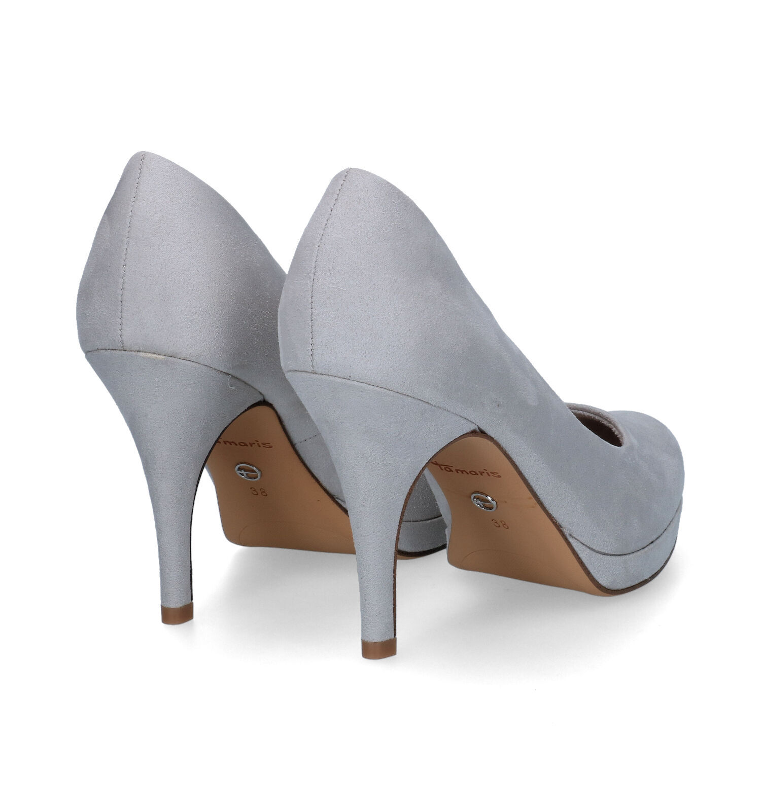 Escarpins gris clair top