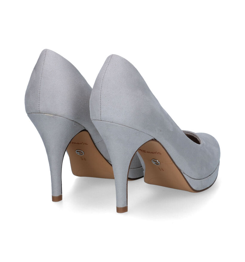 Tamaris Talons hauts en Gris clair en textile (306310)