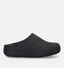 FitFlop Shuv Zwarte Pantoffels in stof (329064)