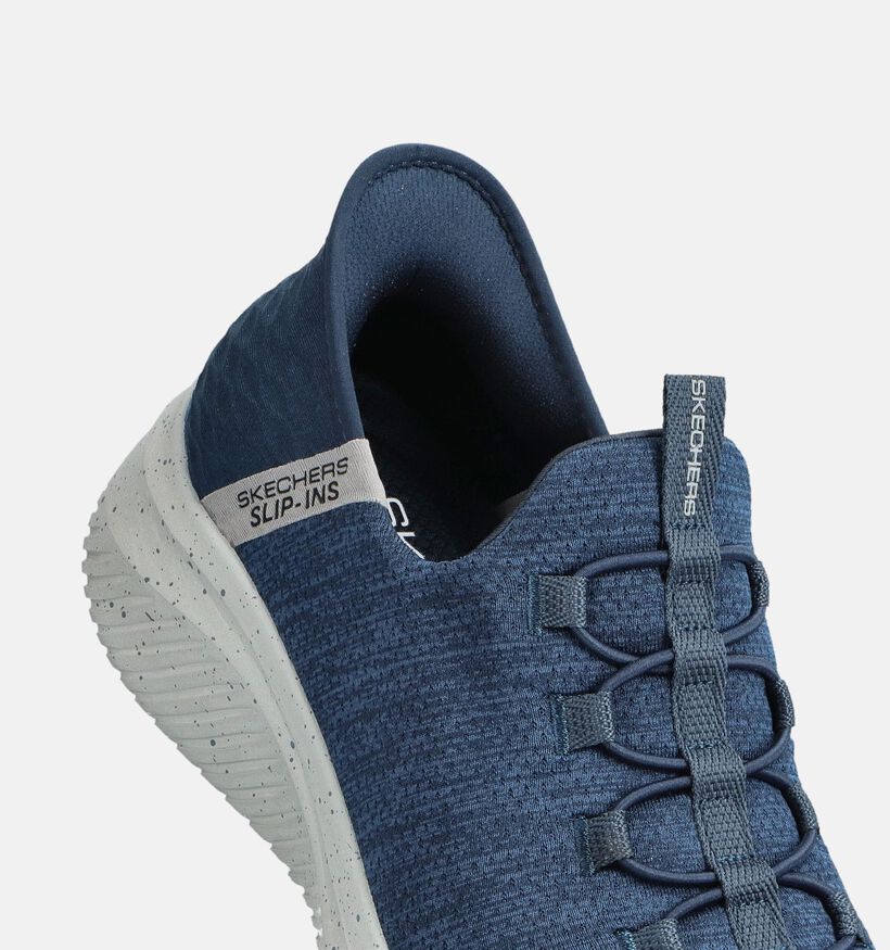 Skechers Ultra Flex 3.0 Baskets en Bleu foncé pour hommes (371072) - pour semelles orthopédiques