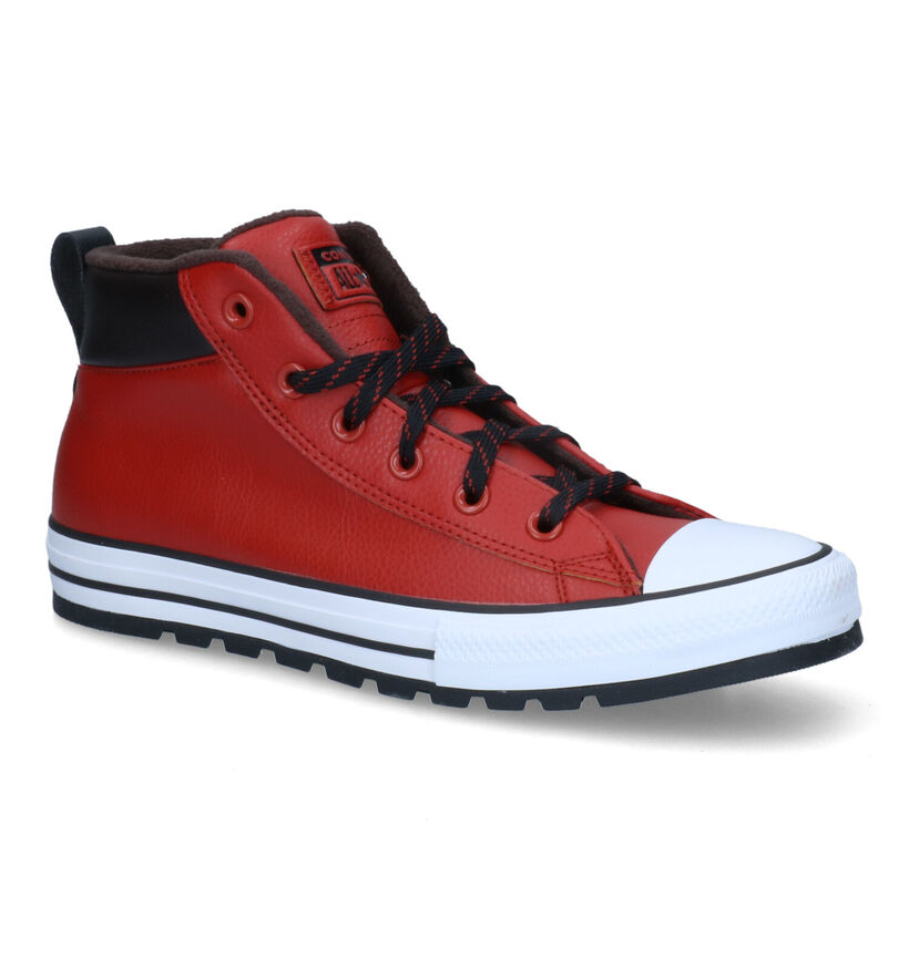 Converse CT All Star Street Lugged Baskets Hautes en Orange pour hommes (312234) - pour semelles orthopédiques