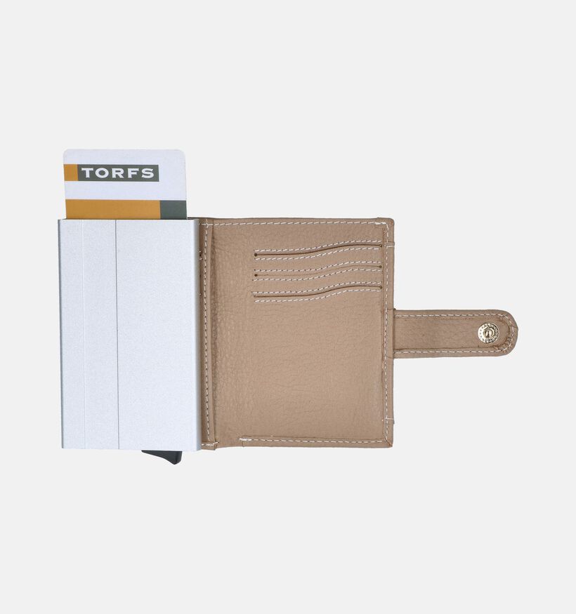 Crinkles Taupe Kaartenhouder voor dames (358128)