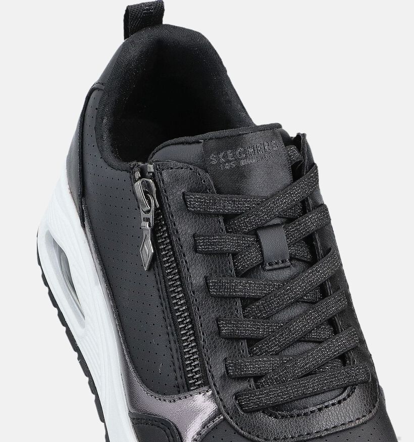 Skechers Uno Baskets en Noir pour femmes (361035)