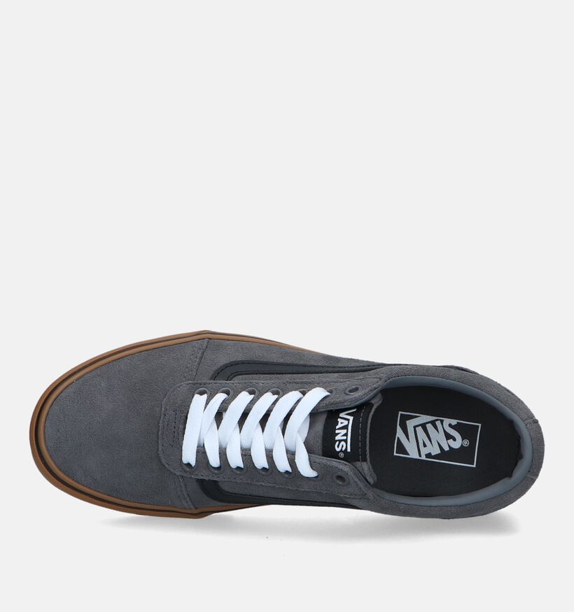 Vans Ward Baskets de skate en Gris pour hommes (328148)